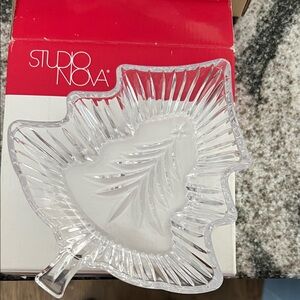 Studio Nova Crystal Christmas Tree Shaped Dish